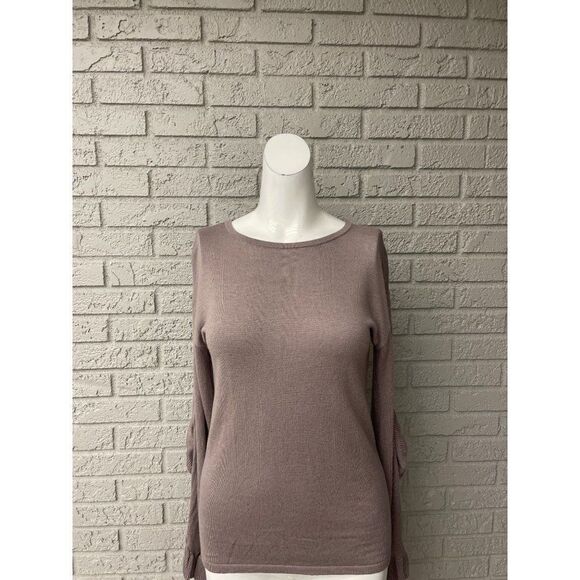 By Artisan Split Fan Sleeve Sweater Size S - Picture 1 of 7